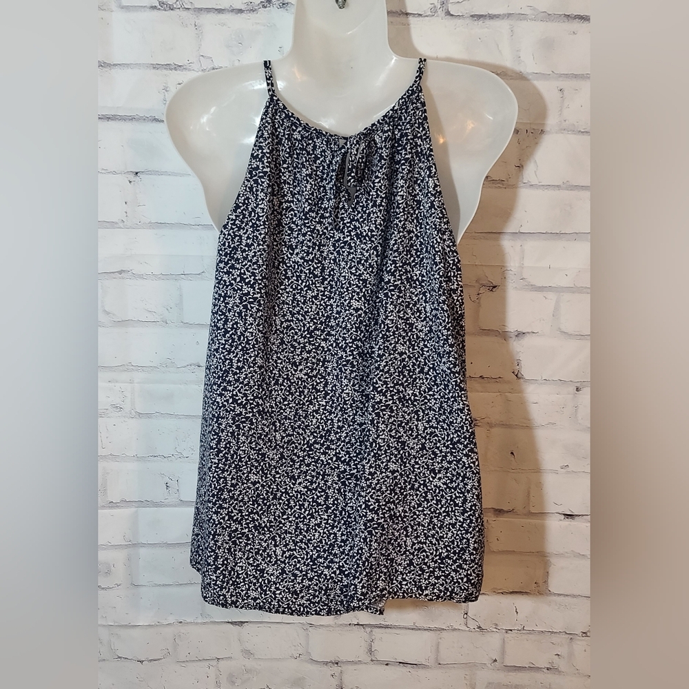 Old Navy XL Tall Navy & White Swing Loose Tank Top - Picture 2 of 5
